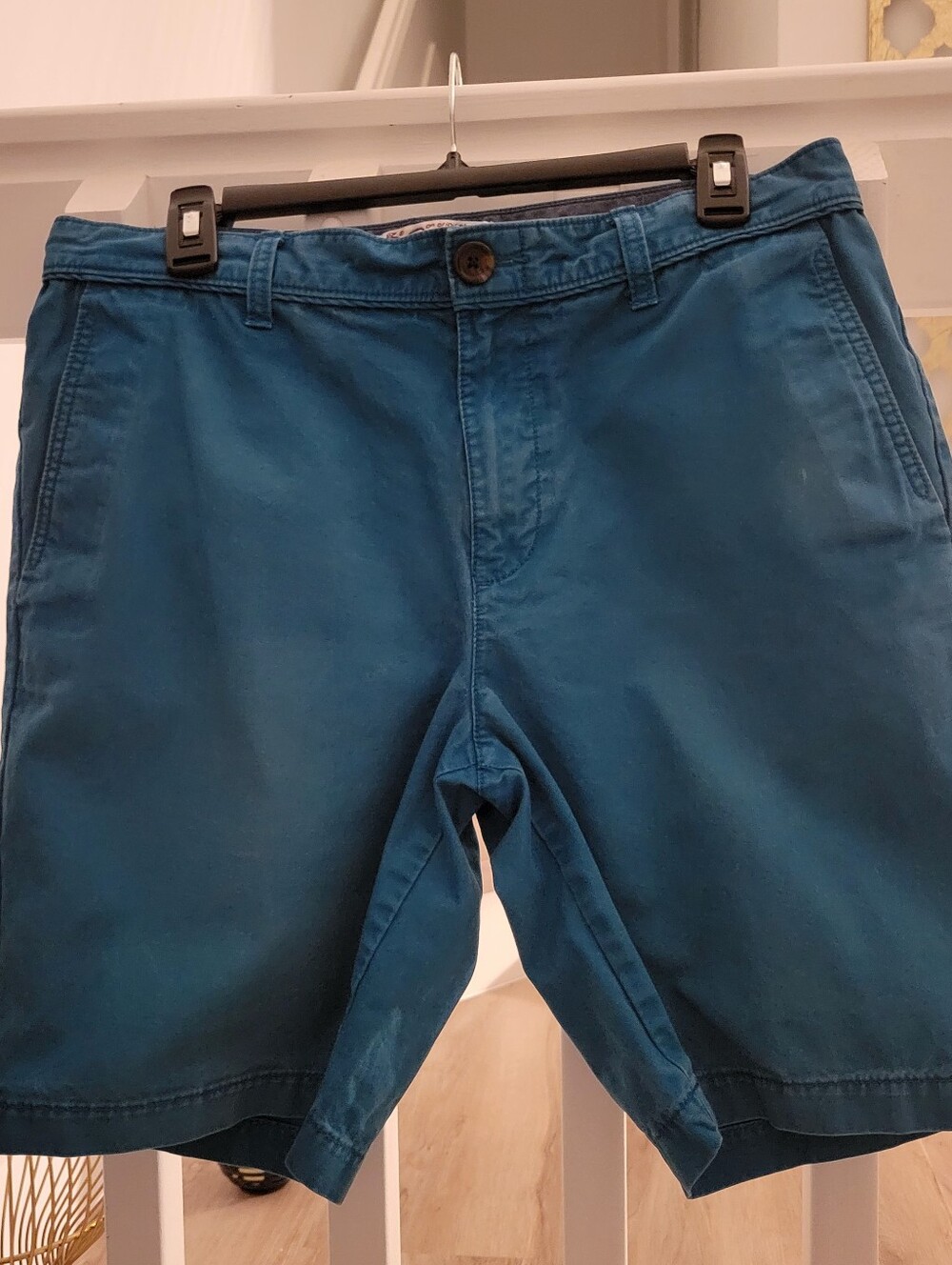 Original Penguin by Munsingwear Chino Shorts Men's sz 32 blue turquoise Preppy